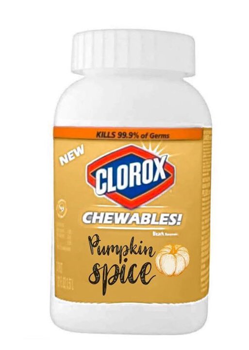 Clorox Chewables, now in pumpkin spice